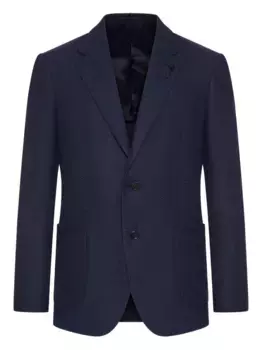 Однобортный блейзер Lardini, синий
