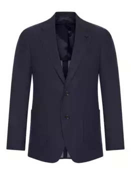 Однобортный блейзер Lardini, синий