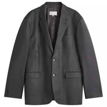 Однобортный блейзер Maison Margiela, синий