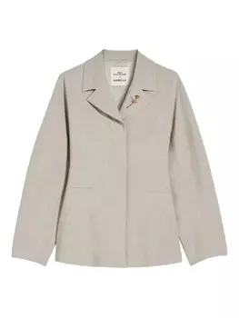 Однобортный блейзер Marella, нейтральный