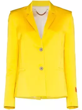 Однобортный блейзер Mikado Heron Preston, желтый