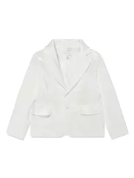 Однобортный блейзер Patachou, белый