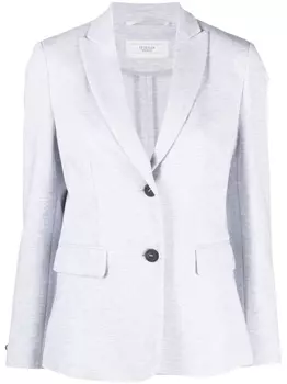 Однобортный блейзер Peserico, серый