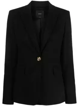 Однобортный блейзер PINKO, черный