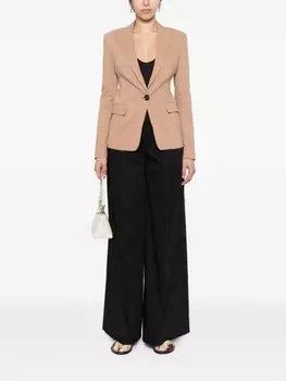 Однобортный блейзер PINKO, коричневый