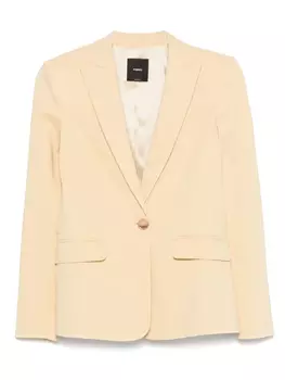 Однобортный блейзер PINKO, желтый