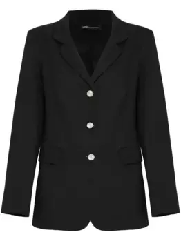 Однобортный блейзер с разрезами на рукавах Uma | Raquel Davidowicz, черный