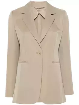 Однобортный блейзер Sandalo MAX MARA, нейтральный