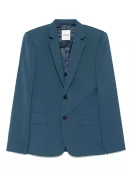 Однобортный блейзер SANDRO, синий