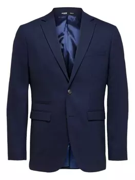 Однобортный блейзер Selected Femme, синий