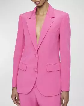 Однобортный блейзер строгого кроя Andre CALLAS Milano, цвет Pink