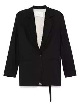 Однобортный блейзер Tela, черный