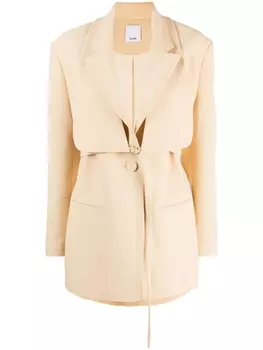 Однобортный блейзер Wirra Acler, желтый