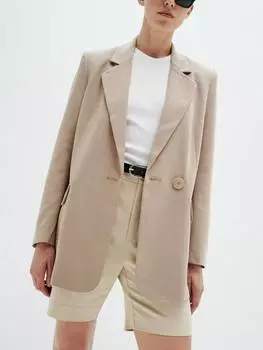 Однобортный блейзер zella InWear, бежевый