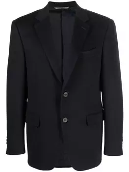 Однобортный кашемировый пиджак Canali, синий