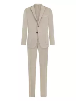 Однобортный костюм Boglioli, нейтральный