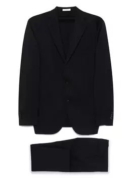 Однобортный костюм Boglioli, синий