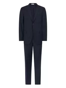 Однобортный костюм Boglioli, синий