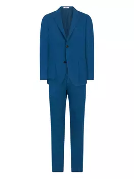 Однобортный костюм Boglioli, синий
