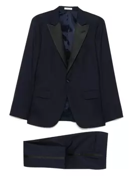 Однобортный костюм Boglioli, синий