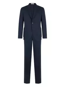 Однобортный костюм Boglioli, синий