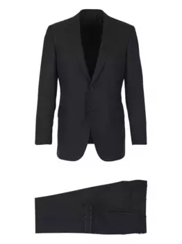 Однобортный костюм Brioni, синий