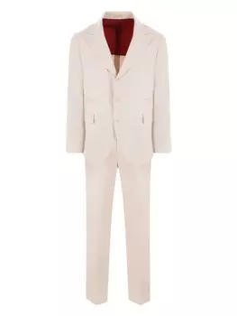 Однобортный костюм Brunello Cucinelli, серый