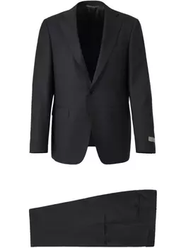 Однобортный костюм Canali, черный