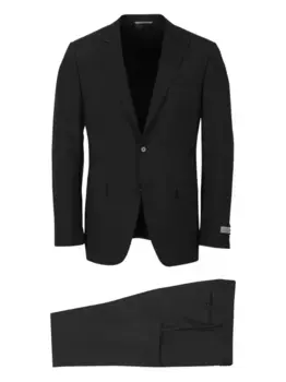 Однобортный костюм Canali, черный