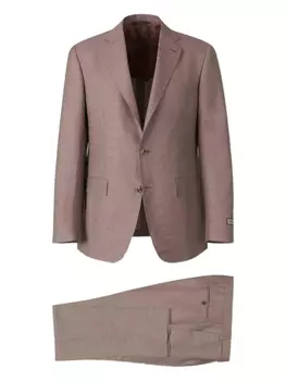 Однобортный костюм Canali, нейтральный
