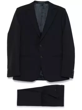 Однобортный костюм Caruso, синий