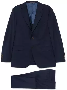 Однобортный костюм Caruso, синий