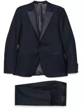 Однобортный костюм Emporio Armani, синий