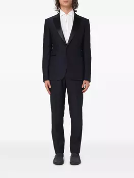 Однобортный костюм Emporio Armani, синий