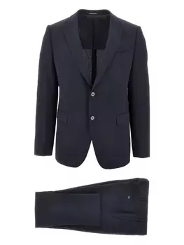 Однобортный костюм Emporio Armani, синий