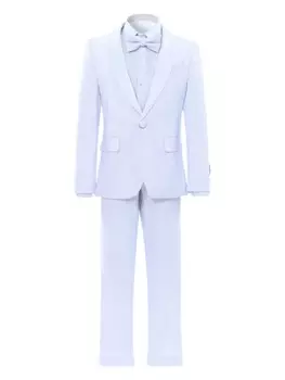 Однобортный костюм Moustache, белый