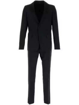 Однобортный костюм Prada, синий