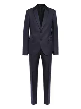 Однобортный костюм Valentino Garavani, синий