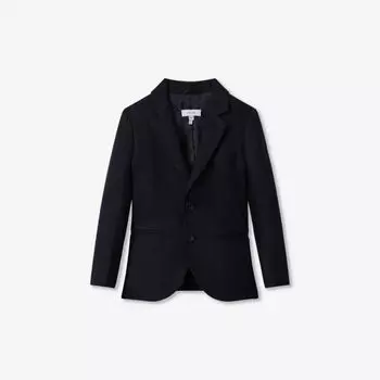 Однобортный льняной пиджак приталенного кроя kin 9-13 лет Reiss, синий