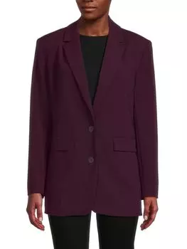 Однобортный однобортный пиджак Calvin Klein, цвет Aubergine