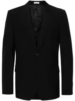 Однобортный пиджак Alexander McQueen, черный