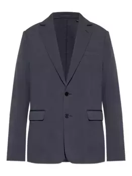 Однобортный пиджак AllSaints, синий
