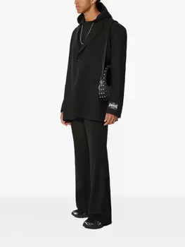 Однобортный пиджак AMBUSH, черный