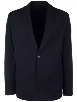 Однобортный пиджак Armani Exchange, черный
