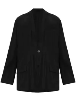 Однобортный пиджак Balenciaga, черный