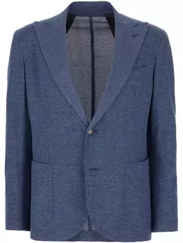 Однобортный пиджак Barba, синий
