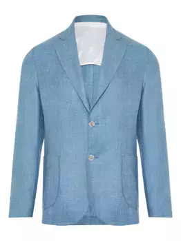 Однобортный пиджак Barba, синий