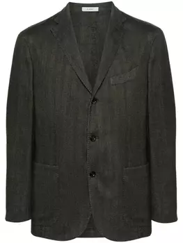 Однобортный пиджак Boglioli, зеленый