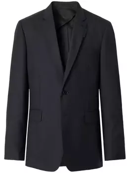 Однобортный пиджак Burberry, синий