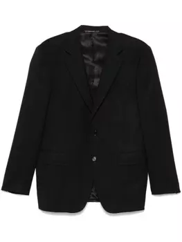 Однобортный пиджак Canali, черный